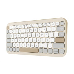 ASUS Marshmallow KW100 Copilot version - bezdrôtová klávesnica, Oat Milk, CZ/SK