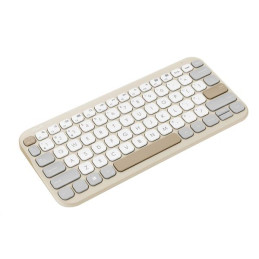 ASUS Marshmallow KW100 Copilot version - bezdrôtová klávesnica, Oat Milk, CZ/SK