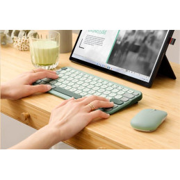 ASUS Marshmallow KW100 Copilot version - bezdrôtová klávesnica, Green Tea Latte, CZ/SK