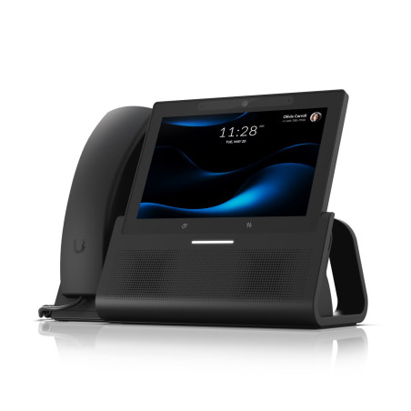 Ubiquiti UniFi Talk Touch Enterprise, prémiový stolní smartphone pro UniFi Talk s 7" dotykovým displejem, černá