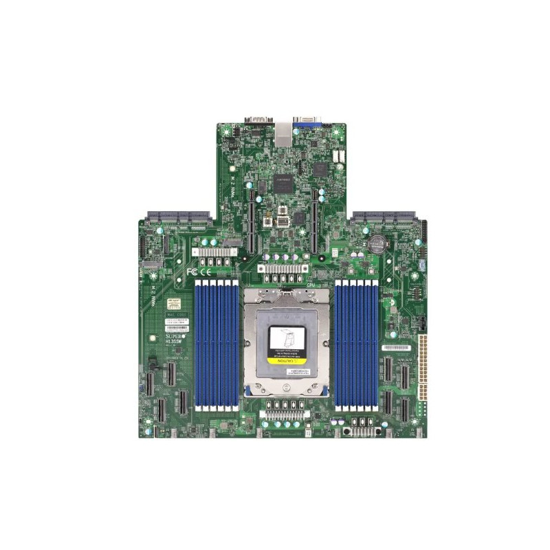 SUPERMICRO MB 1xSP5 (Epyc 9004), 12x DDR5, 8x SATA+6x NVMe/16xSATA+4xNVMe, PCIe 5.0 (1 x16, 1 x16)2xAIOM , ,IPMI
