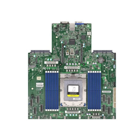SUPERMICRO MB 1xSP5 (Epyc 9004), 12x DDR5, 8x SATA+6x NVMe/16xSATA+4xNVMe, PCIe 5.0 (1 x16, 1 x16)2xAIOM , ,IPMI