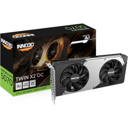 VGA INNO3D NVIDIA GeForce RTX 5070 Twin X2 OC 12GB GDDR7