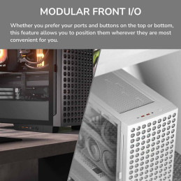 COUGAR PC skříň AIRFACE ECO RGB Black Mid Tower Airflow 2 x 180mm ARGB PWM Fans 1x 120mm ARGB Fan