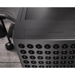 COUGAR PC skříň AIRFACE ECO RGB Black Mid Tower Airflow 2 x 180mm ARGB PWM Fans 1x 120mm ARGB Fan