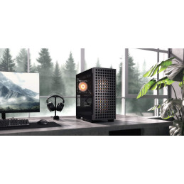 COUGAR PC skříň AIRFACE ECO RGB Black Mid Tower Airflow 2 x 180mm ARGB PWM Fans 1x 120mm ARGB Fan