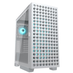 COUGAR PC skříň AIRFACE ECO RGB White Mid Tower Airflow 2 x 180mm ARGB PWM Fans 1x 120mm ARGB Fan