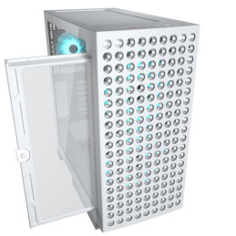 COUGAR PC skříň AIRFACE ECO RGB White Mid Tower Airflow 2 x 180mm ARGB PWM Fans 1x 120mm ARGB Fan
