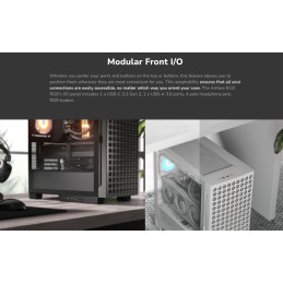 COUGAR PC skříň AIRFACE ECO RGB White Mid Tower Airflow 2 x 180mm ARGB PWM Fans 1x 120mm ARGB Fan