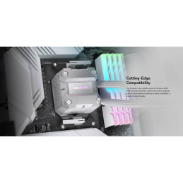 COUGAR chlazení POSEIDON ULTRA ARGB 240 AIO vodní white