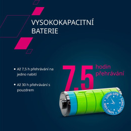 CANYON Bezdrátová sluchátka OnRun 11 Sport červená