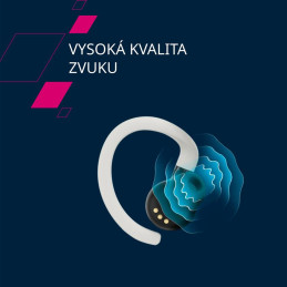 CANYON Bezdrátová sluchátka OnRun 11 Sport červená