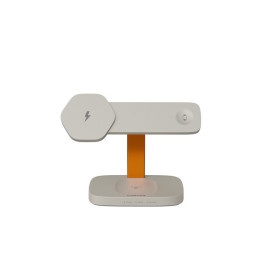 CANYON Bezdrátová nabíječka HEXAGON WCS-310 3in1 Grey/Orange
