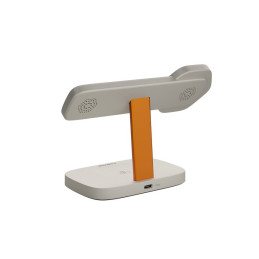 CANYON Bezdrátová nabíječka HEXAGON WCS-310 3in1 Grey/Orange