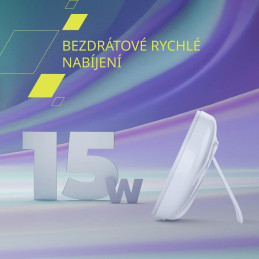 CANYON Bezdrátová nabíječka podložka WS-105 15W Qi2 White