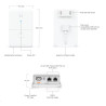 Ubiquiti UISP Dual-Power Injector delivers up to 100W to power any two Wave models and provides 2.5 GbE connectivity