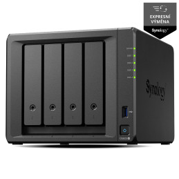 Synology DiskStation DS925+, 4-bay NAS, CPU DC AMD Ryzen V1500B 64bit, RAM 4GB, 2x USB 3.2, 1x USB-C, 2x 2.5G LAN