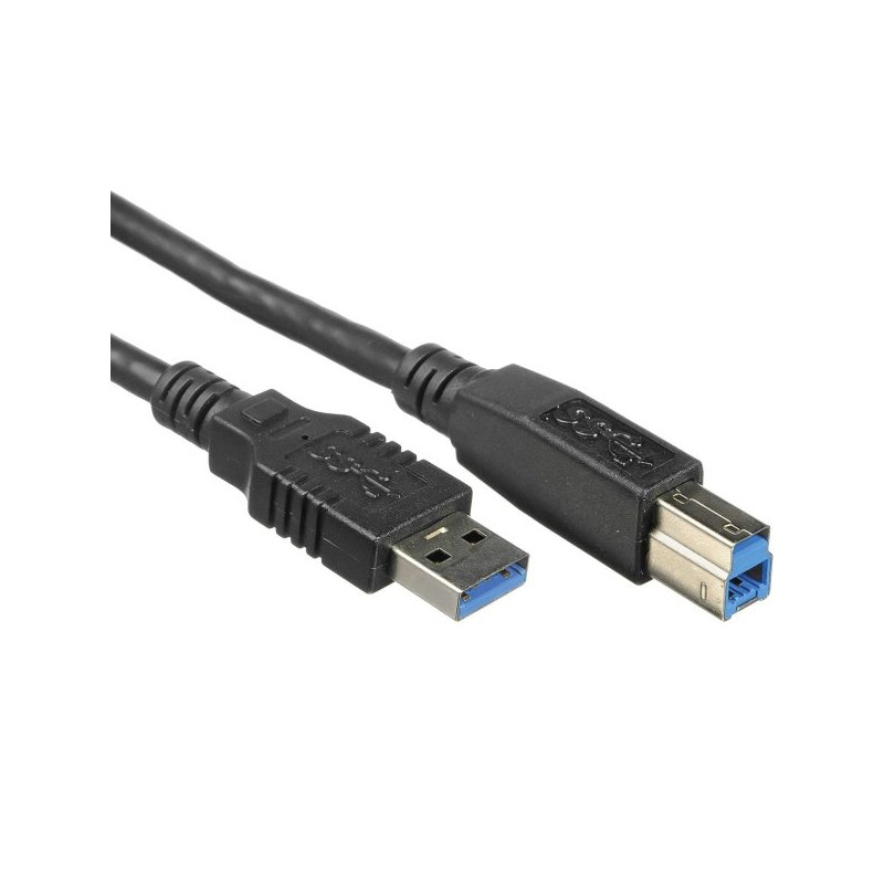 PremiumCord Kabel USB 3.0 Super-speed 5Gbps A-B, 9pin, 0,5m