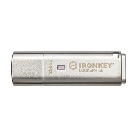 Kingston flash disk 256GB IronKey Locker+ 50