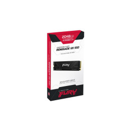 Kingston SSD 2048GB Fury Renegade G5 PCIe 5.0 NVMe M.2 (čtení/zápis: 14700/14000MB/s, 2,2M IOPS)