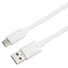 PremiumCord kabel USB-C - USB 3.0 A (USB 3.2 generation 2, 3A, 10Gbit/s) 2m bílá