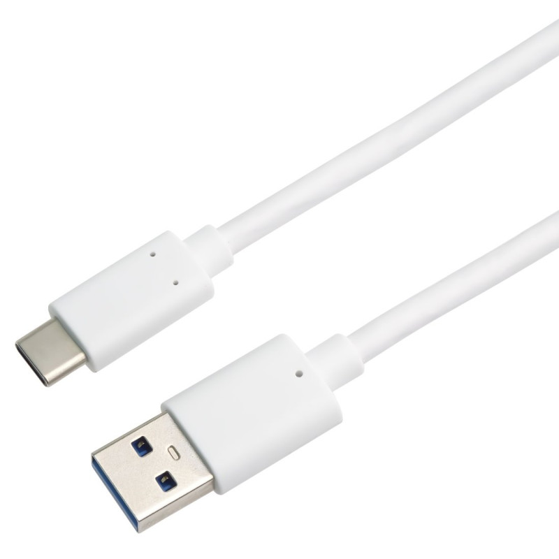 PremiumCord kabel USB-C - USB 3.0 A (USB 3.2 generation 2, 3A, 10Gbit/s) 3m bílá