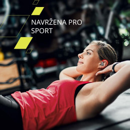 Bezdrátová sluchátka OnRun 11 Sport zelená