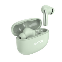 Bezdrátová stereo sluchátka True Wireless OnGo 9 zelená