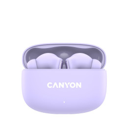 Bezdrátová stereo sluchátka True Wireless OnGo 9 fialová
