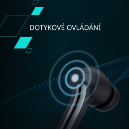 Bezdrátová stereo sluchátka True Wireless OnGo 9 fialová