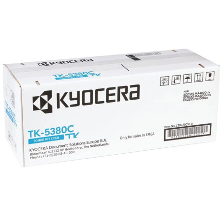 Kyocera Toner cyan na 10 000 A4 (při 5% pokrytí), pro PA4000cx, MA4000cix/cifx
