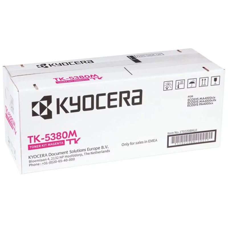 Kyocera Toner magenta na 10 000 A4 (při 5% pokrytí), pro PA4000cx, MA4000cix/cifx