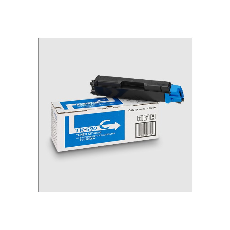 Kyocera Toner cyan na 5 000 A4 (při 5% pokrytí), pro ECOSYS P6026cdn,M6026/M6526cdn/cidn