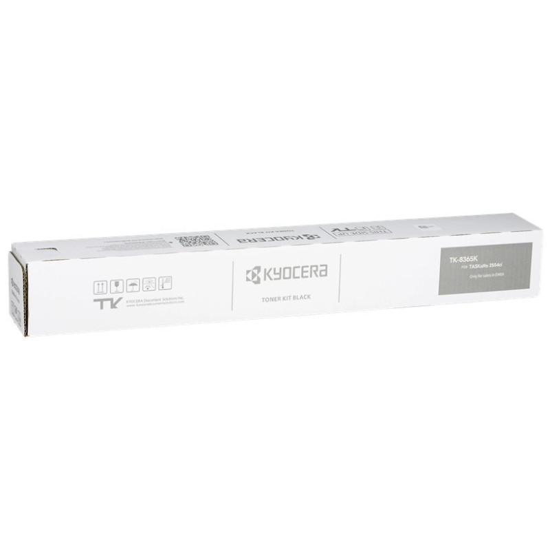 Kyocera Toner černý na 25 000 A4 (při 5% pokrytí), pro TASKalfa 2554ci