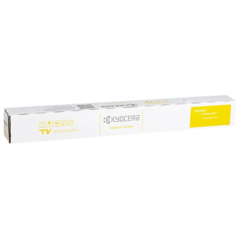 Kyocera Toner yellow na 12 000 A4 (při 5% pokrytí) pro TASKalfa 2554ci