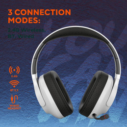 CANYON headset EGO GH-16 3in1 2.4Ghz+BT Black