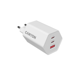 CANYON charger HEXAGON 65 GaN 65W 2xPD 1xQC EU White