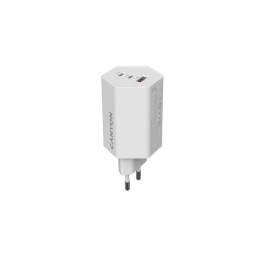 CANYON charger HEXAGON 65 GaN 65W 2xPD 1xQC EU White