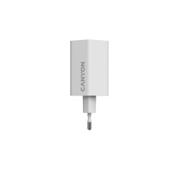 CANYON charger HEXAGON 65 GaN 65W 2xPD 1xQC EU White