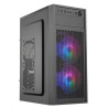 Eurocase ML N6-530B ARGB, skrinka ATX, 2x ARGB ventilátor, 2xUSB3.0, čierna