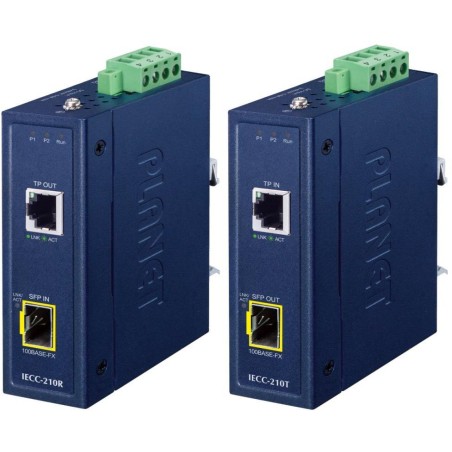 Planet Průmyslový EtherCAT konvertor RJ45/SFP, kit TX+RX