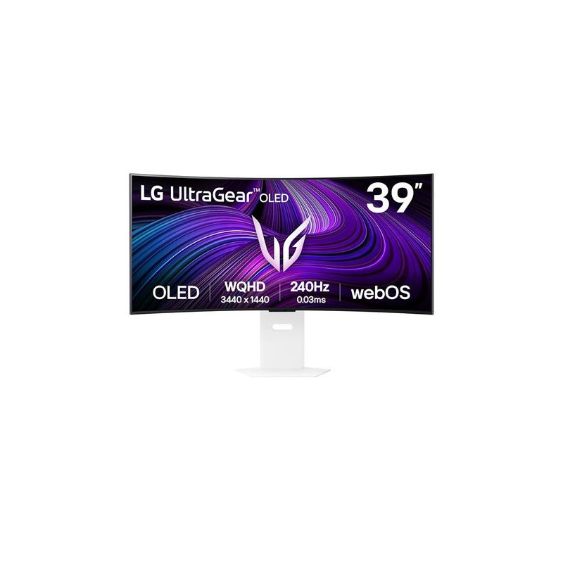 LG 39GX90SA-W 39"W OLED 3440x1440 Mega:1 0.03ms 275cd DP 2xHDMI USB-C (65W) repro 240Hz WEB OS