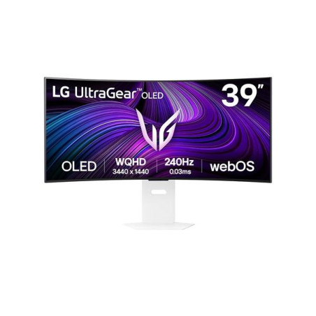 LG 39GX90SA-W 39"W OLED 3440x1440 Mega:1 0.03ms 275cd DP 2xHDMI USB-C (65W) repro 240Hz WEB OS