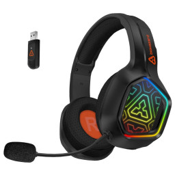 CONNECT IT BIOHAZARD Blast herní bezdrátová sluchátka s mikrofonem 1xJack+USB ČERNÁ