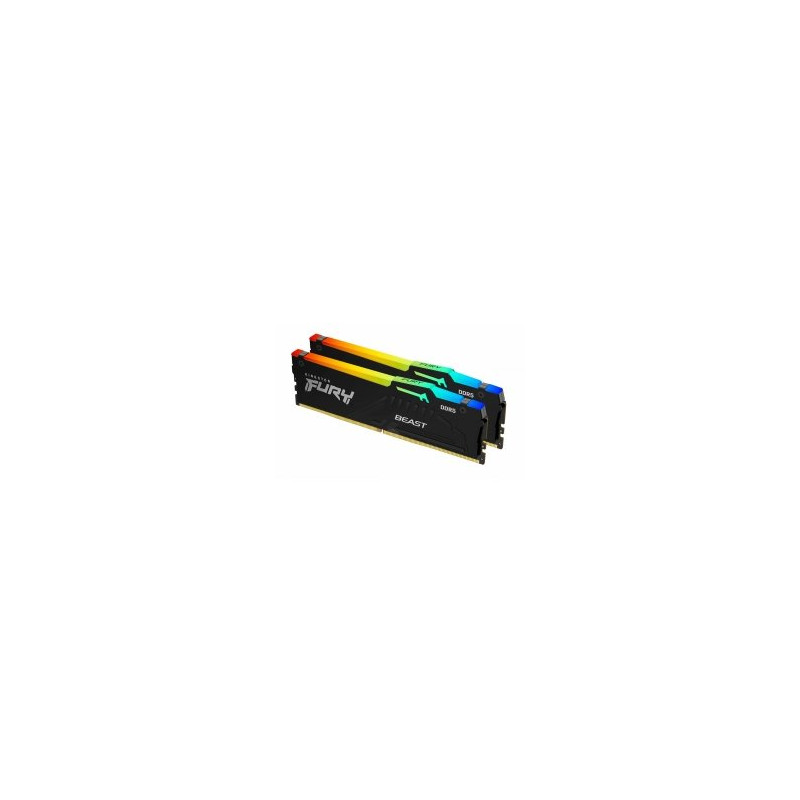 Kingston FURY Beast DDR5 64GB (2x32GB) 5600MHz DIMM CL36 1Rx8 RGB