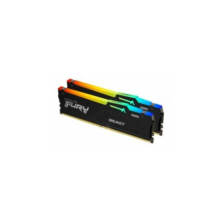 Kingston FURY Beast DDR5 64GB (2x32GB) 5600MHz DIMM CL40 1Rx8 RGB