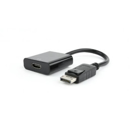 Gembird adaptér DisplayPort (M) / HDMI (F) 10cm kábel, čierny
