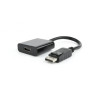 Gembird adaptér DisplayPort (M) / HDMI (F) 10cm kábel, čierny