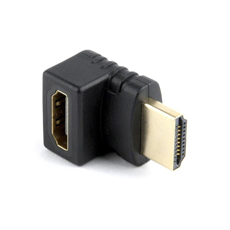 Gembird adaptér HDMI (M) / HDMI (F)pravouhlý, 270° smerom nahor
