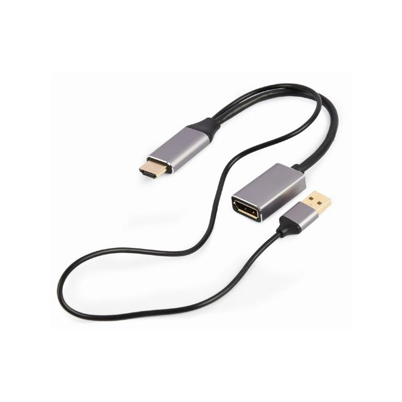Gembird adaptér aktívny 4K HDMI (M) /  DisplayPort (F)